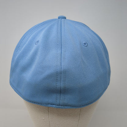 The Game Pro Fitted Hat Blue Medium Embroidered Letters Gametek 6 Panel