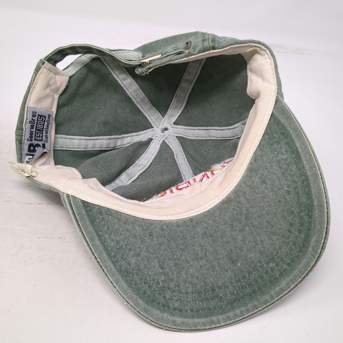 Goorin Bros Baseball Cap Green One Size Slideback Mountain Sports Embroidery Hat