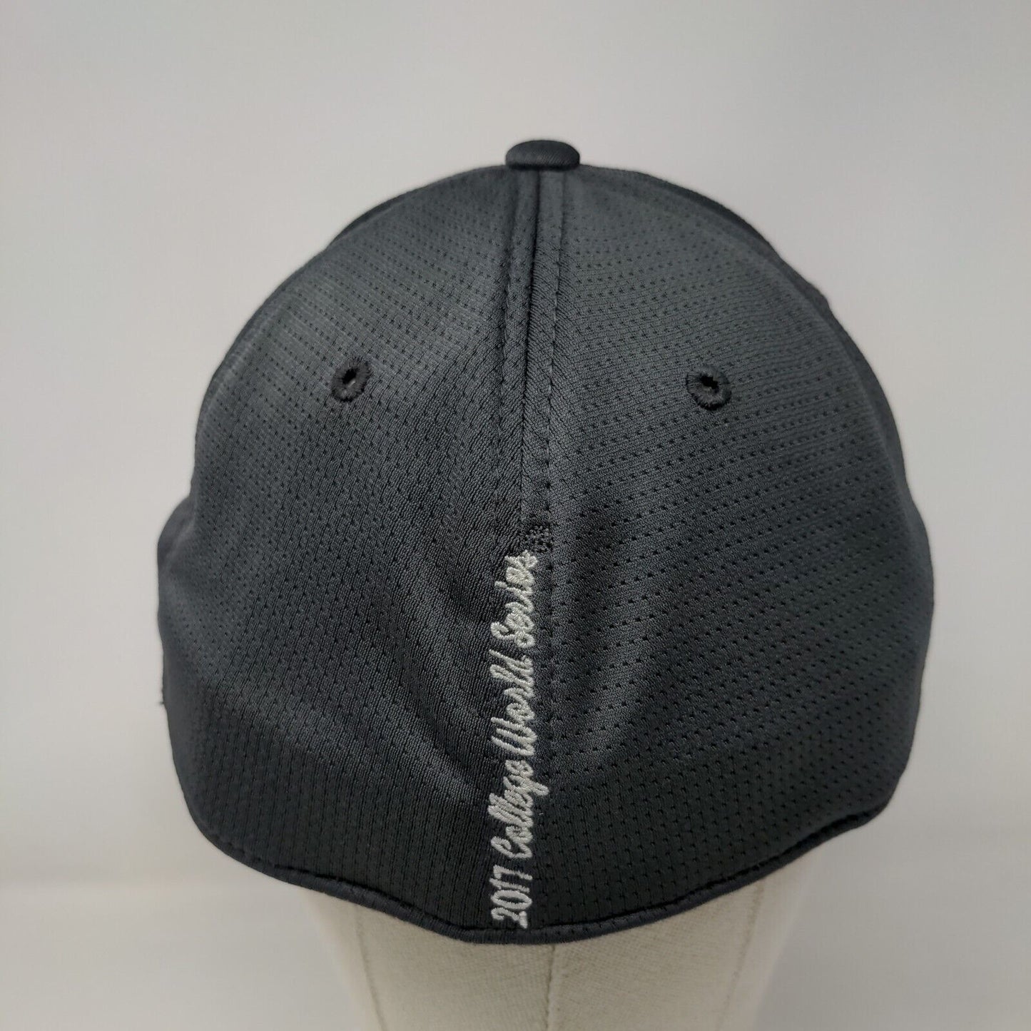2017 College World Series Fitted Hat Gray One Size Embroidered Tow