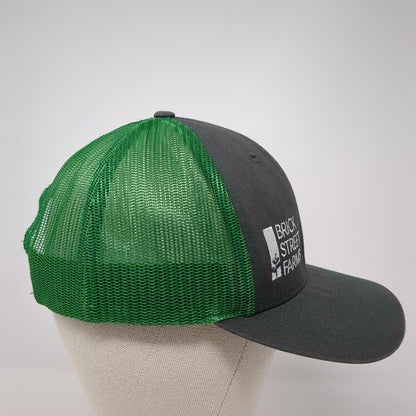 Brick Street Farms Snapback Trucker Hat Multicolor One Size Mesh Back