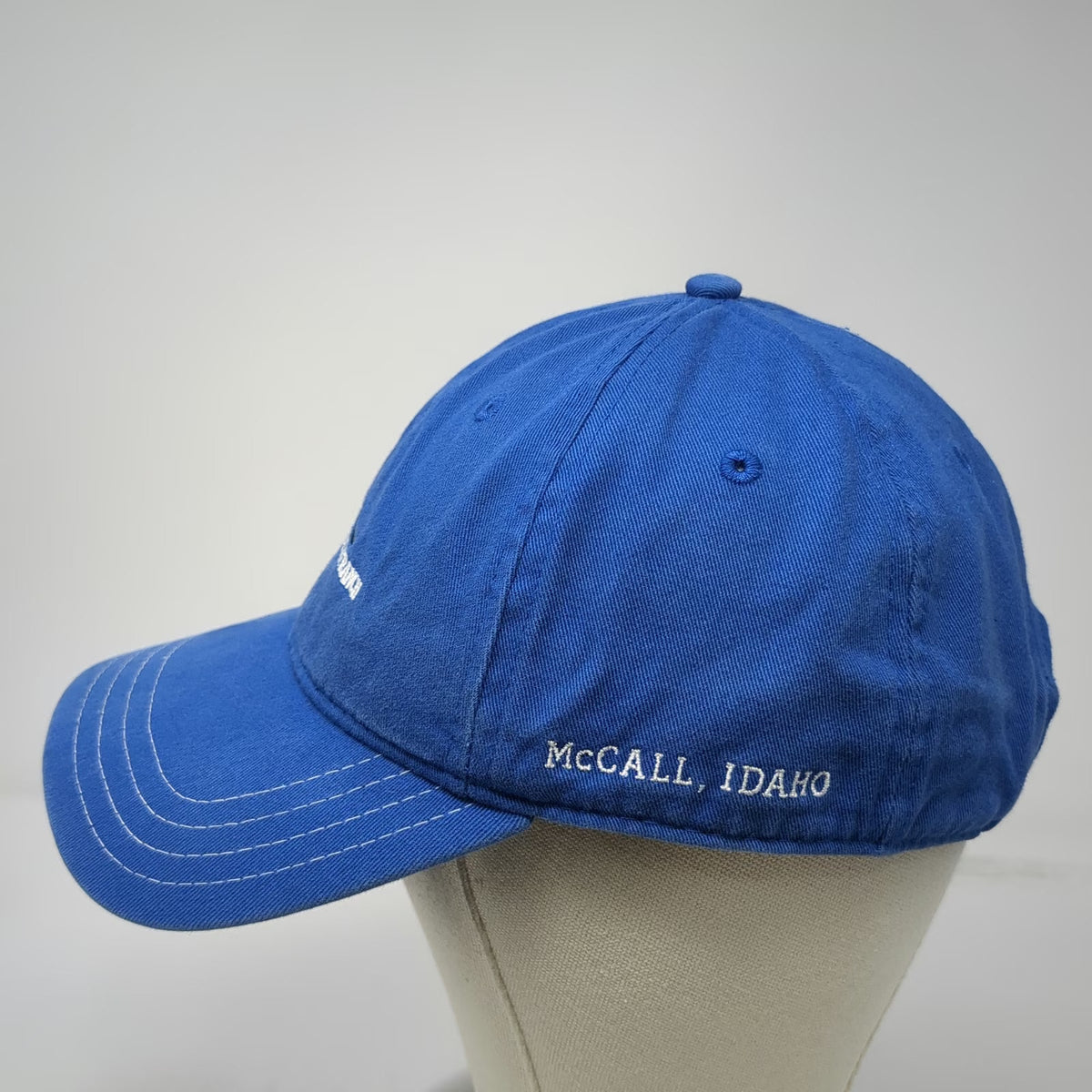 Pukka Jug Mountain Ranch McCall Idaho Blue One Size Baseball Cap Strapback Hat