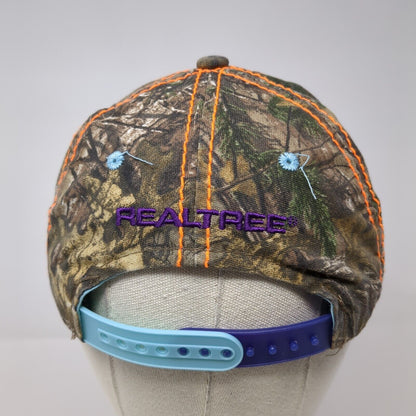 Realtree Women's Snapback Hat Camouflage OS Ladies Fit Embroidered Outdoor Cap