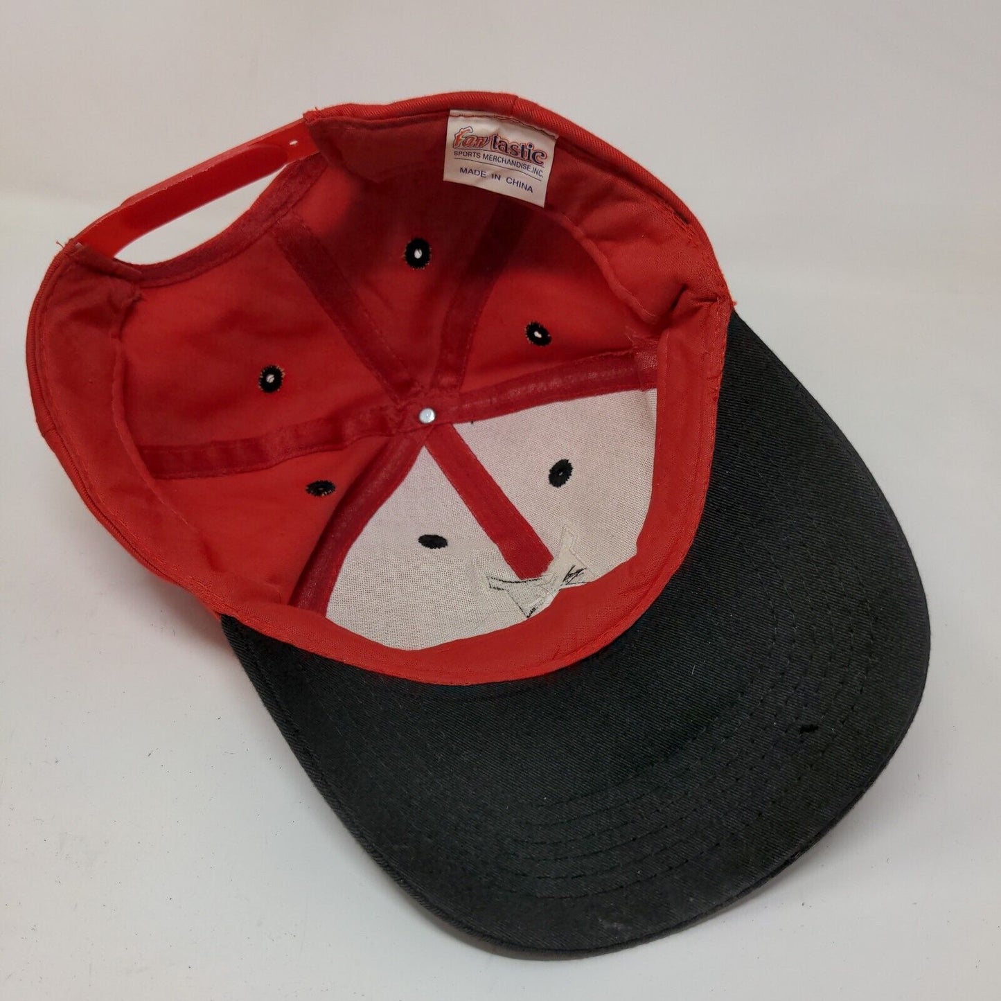 Indianapolis Indians Men's Snapback Hat Red Black OSFA Embroidered Logo