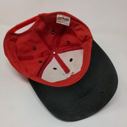 Indianapolis Indians Men's Snapback Hat Red Black OSFA Embroidered Logo