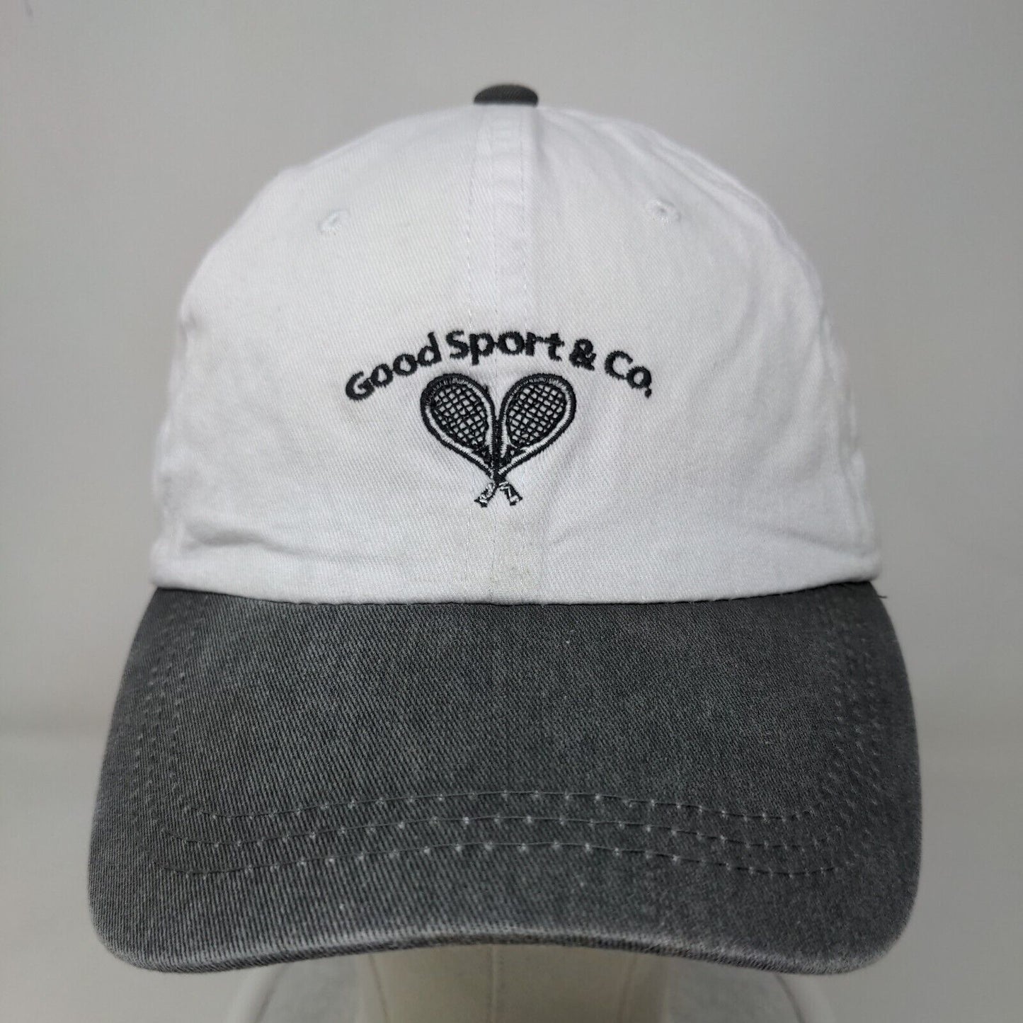 Good Sport & Co. Slideback Hat One Size White Embroidered Adjustable Strap