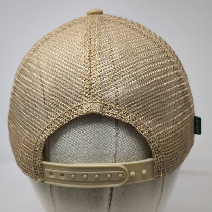 Legacy Trucker Hat Beige Chat 'N' Chill Exuma Bahamas Palm Tree OSFM Snapback