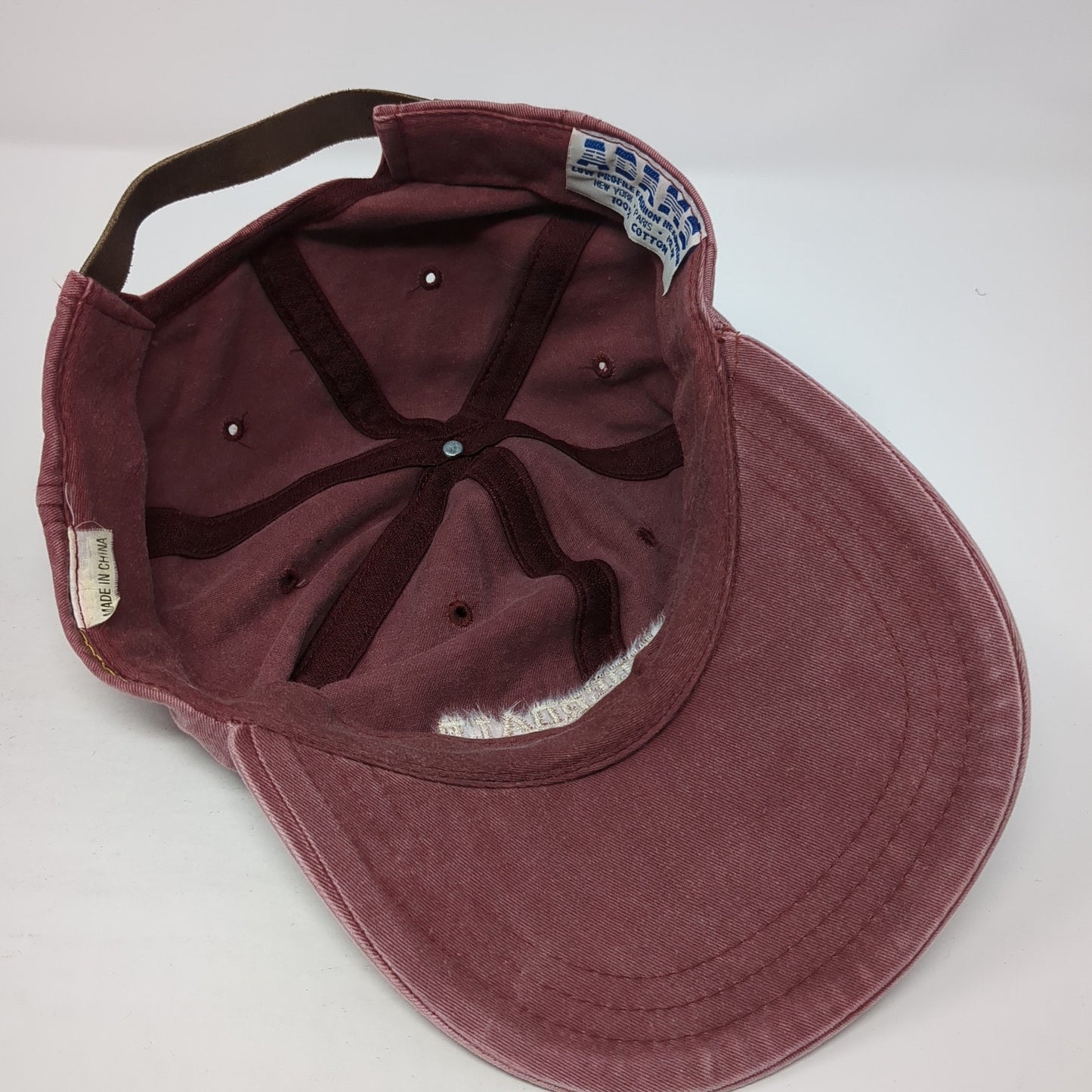 Ft. Lauderdale Slideback Baseball Cap Red One Size Adjustable Embroidered Adams
