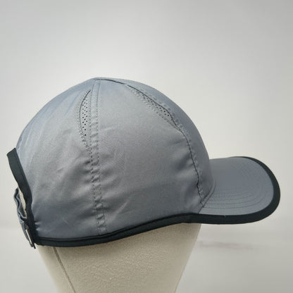 Nike Baseball Cap Gray One Size Dri-FIT Featherlight Strapback Hat Swoosh Golf