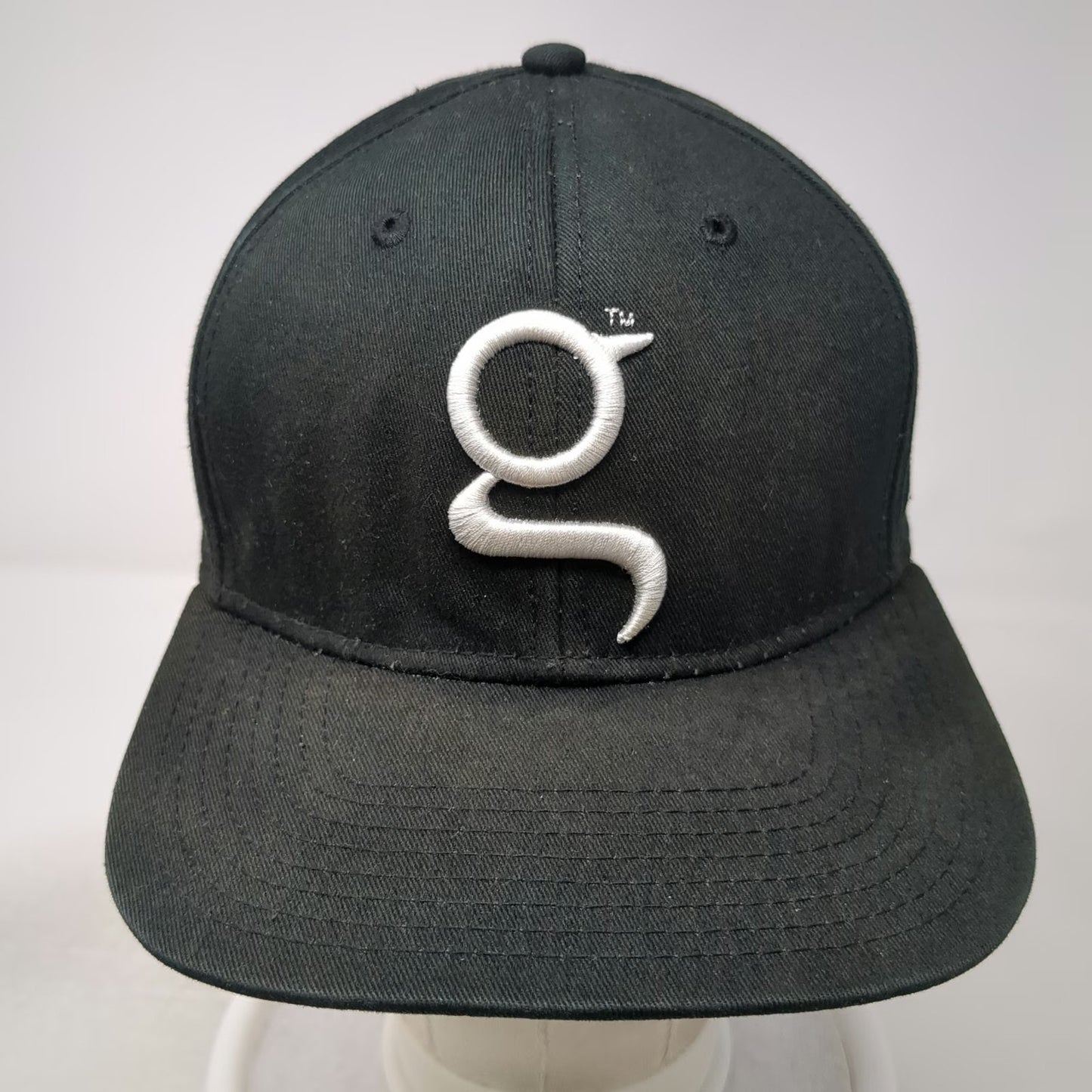Gurkha Cigars Snapback Hat Black One Size Embroidered Cigar Warning Side Patch