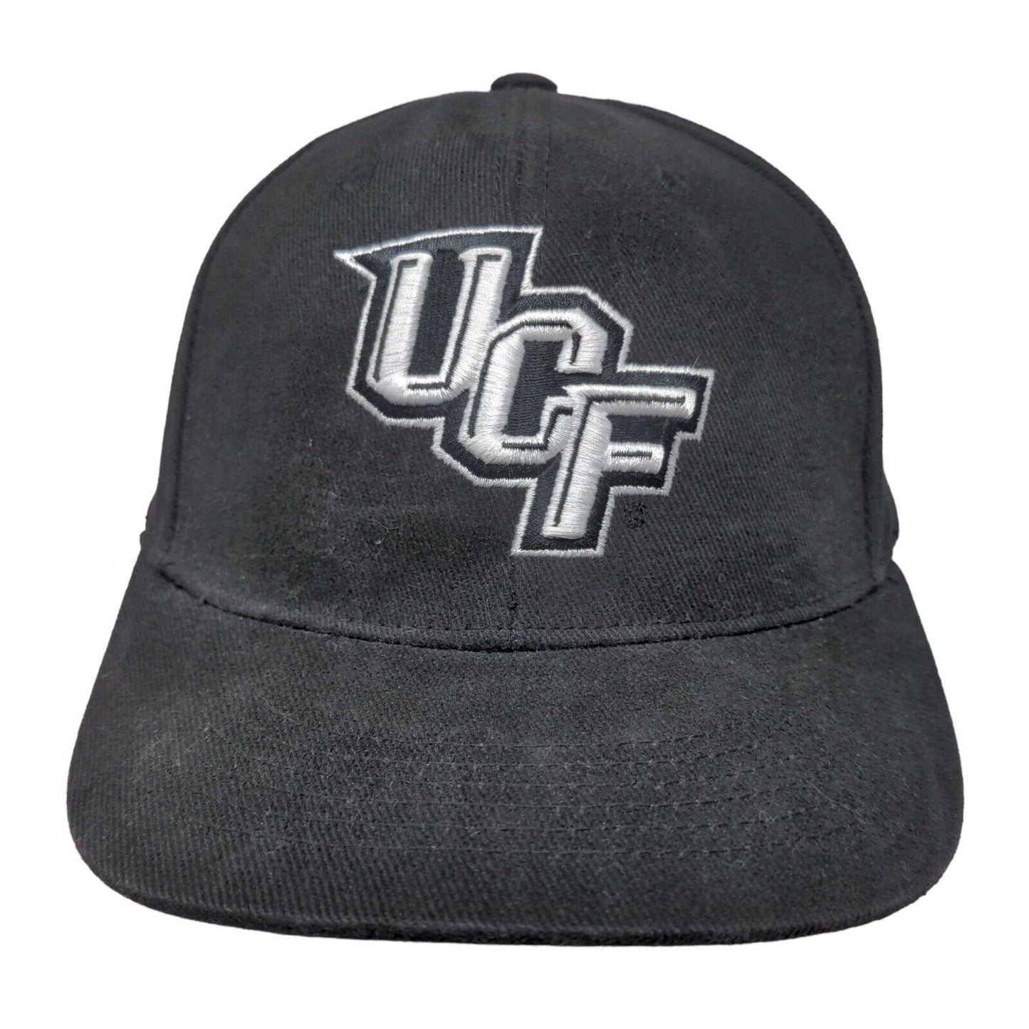 NCAA Men's Snapback Hat Black OSFA Embroidered UCF Knights Logo 100% Cotton