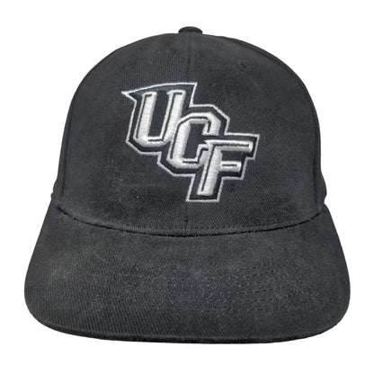 NCAA Men's Snapback Hat Black OSFA Embroidered UCF Knights Logo 100% Cotton