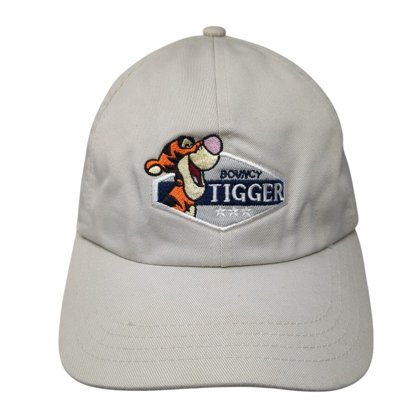 Disney Tigger Slideback Hat Tan One Size Adjustable Embroidered 6 Panel Pooh