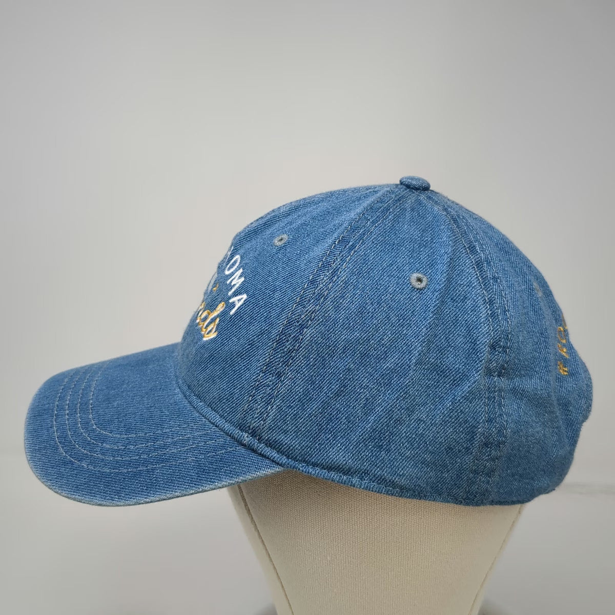 OTTO Baseball Cap Blue One Size Denim Oklahoma Legends Tulsa Route 66 BOK Center