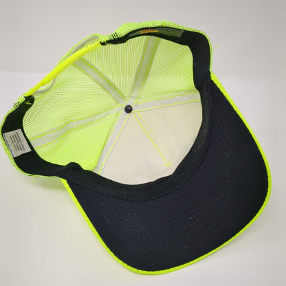 Bass Pro Shops Snapback Hat Green OSFM Adjustable Mesh Back Gone Fishing