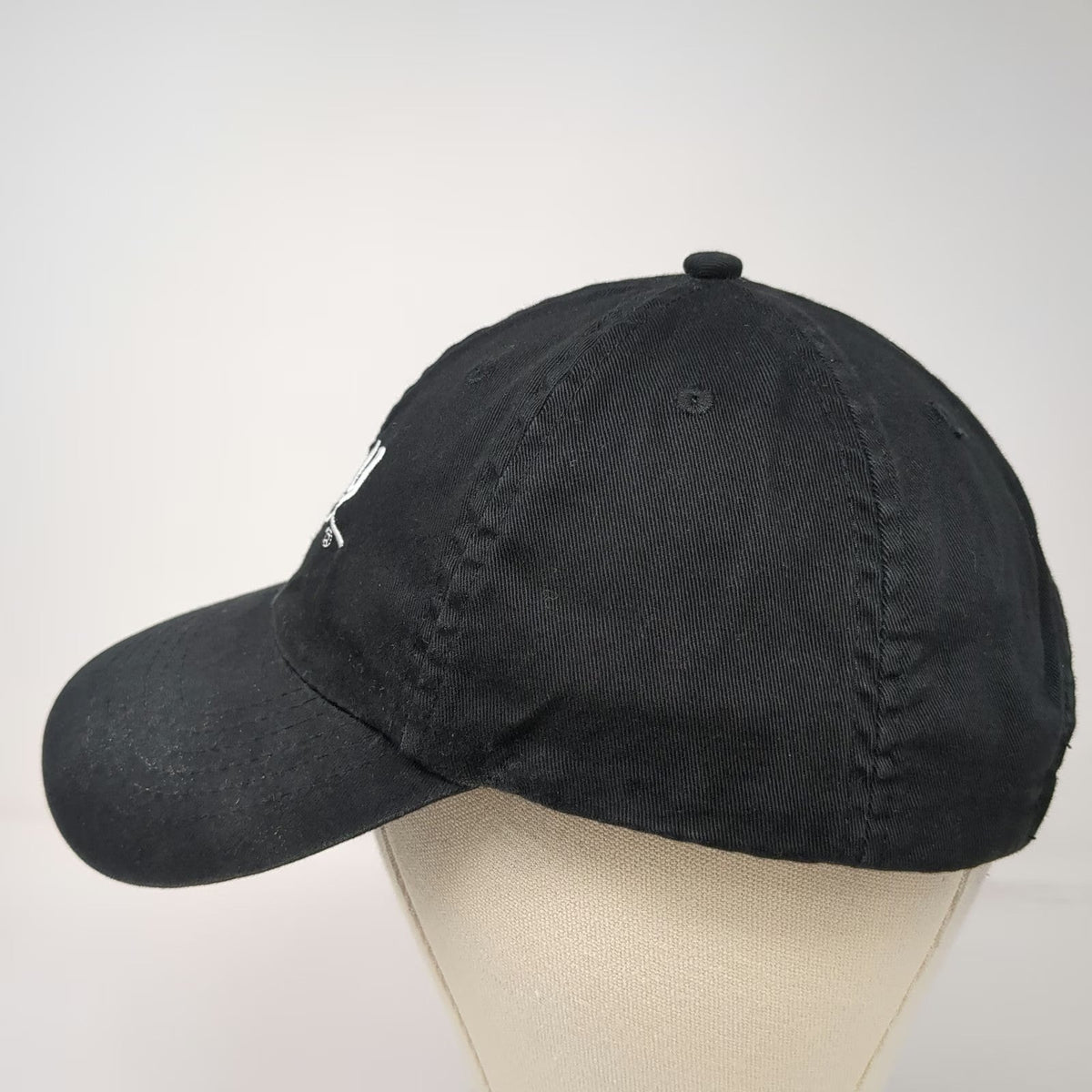 Big Y Supermarket Embroidered Logo Black Baseball Cap One Size Slideback Hat