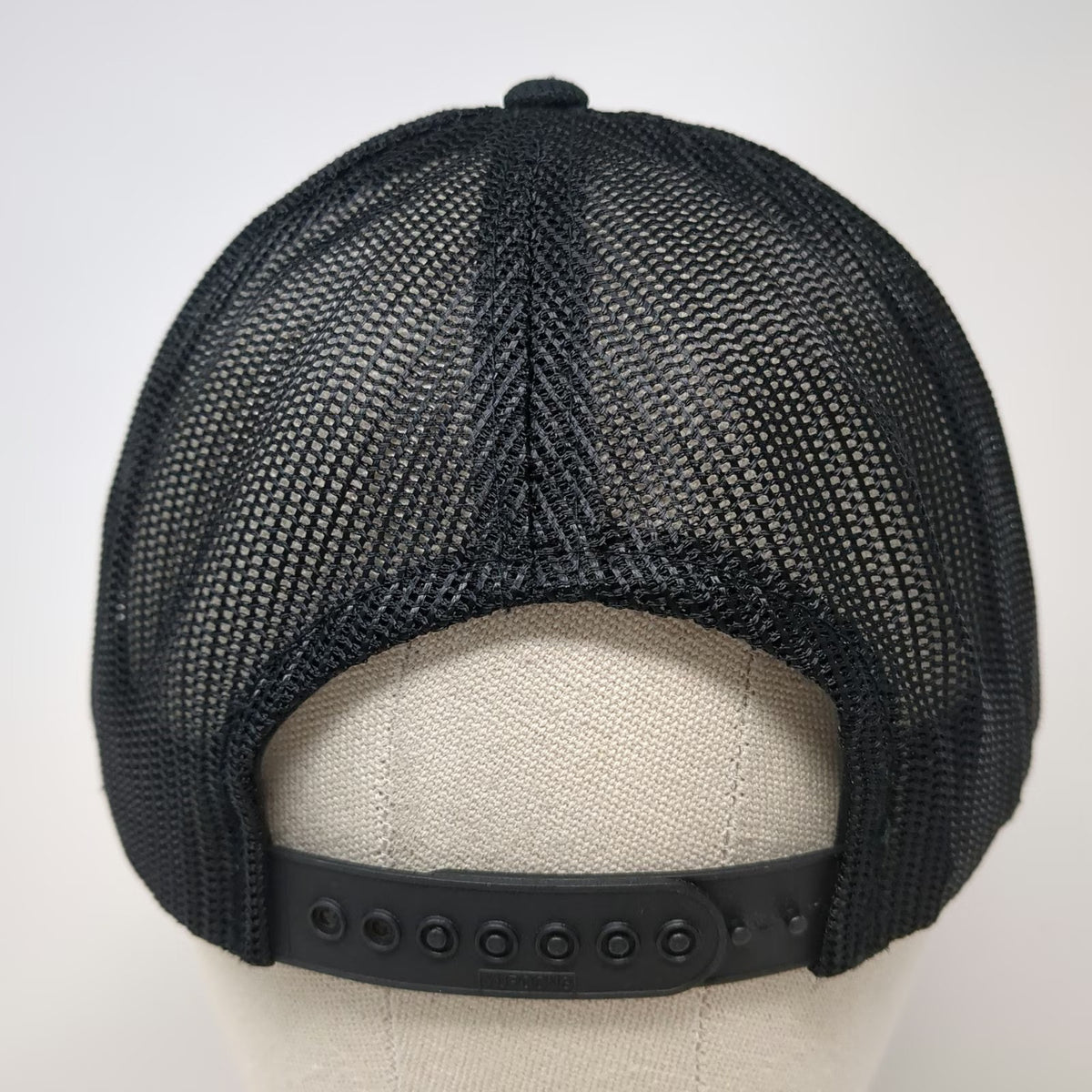 Yupoong Trucker Hat Black One Size Gold Fields Chimney Creek Mesh Snapback