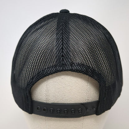 Yupoong Trucker Hat Black One Size Gold Fields Chimney Creek Mesh Snapback