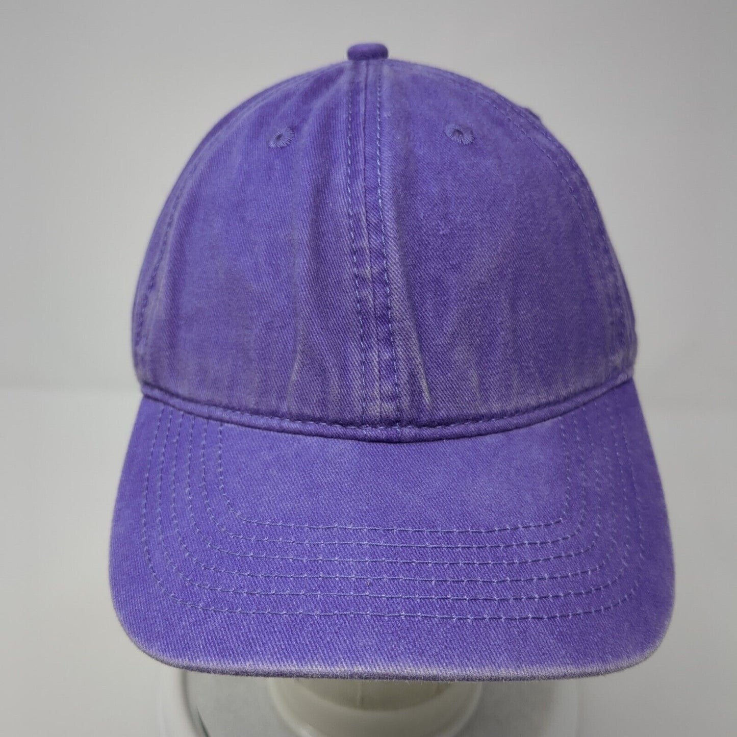 Eeyon Slideback Hat Purple One Size Adjustable Solid Blank 6 Panel