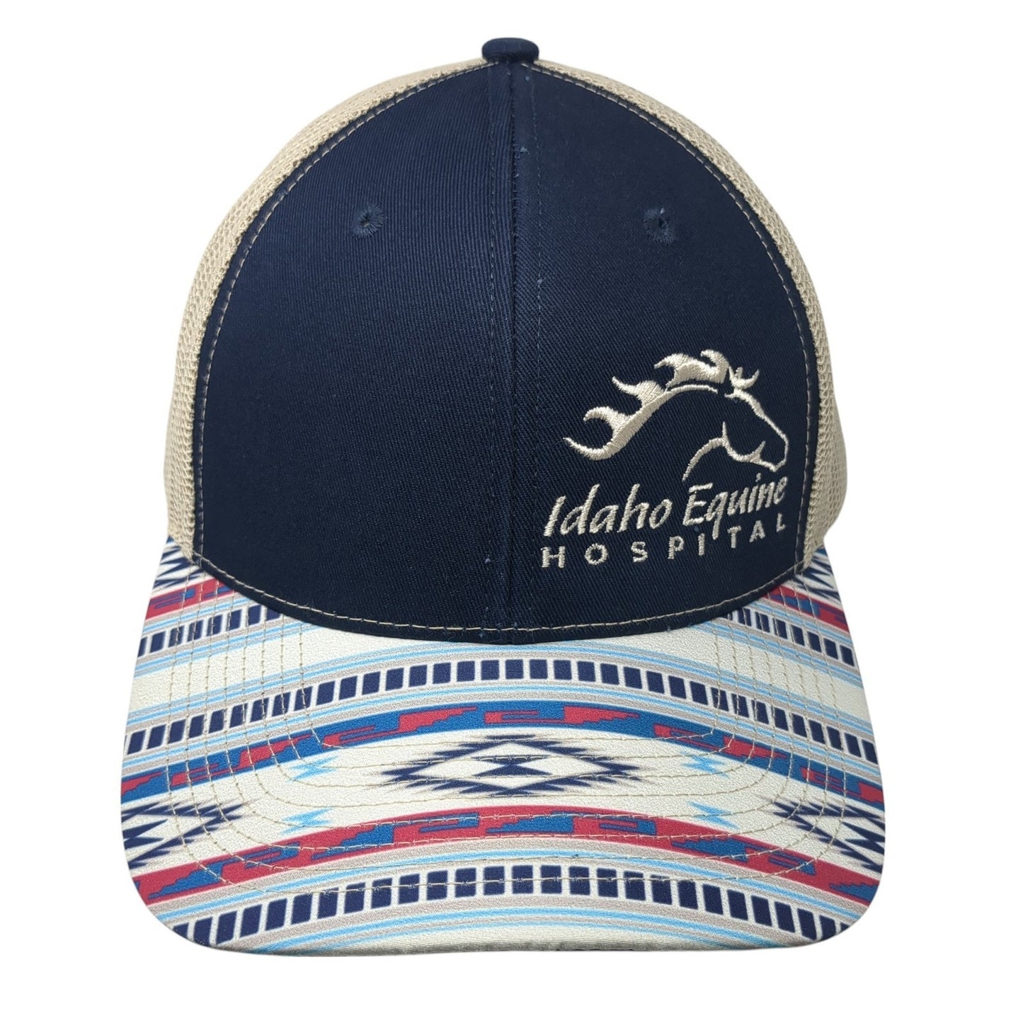 Idaho Equine Hospital Trucker Hat Multicolor OS Adjustable Aztec Outdoor Cap