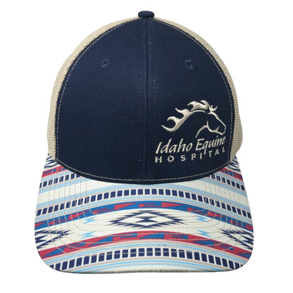 Idaho Equine Hospital Trucker Hat Multicolor OS Adjustable Aztec Outdoor Cap
