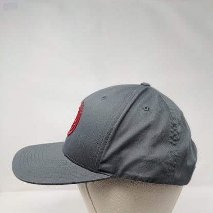 All Try Snapback Hat Gray One Size Adjustable Embroidered 6 Panel Richardson