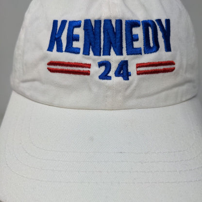 Kennedy 24 Slideback Hat White One Size Embroidered The Classics Yupoong