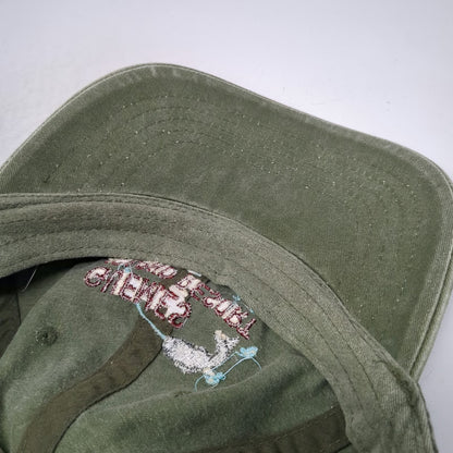 Green Baseball Cap One Size Guemes Island Resort Since 1947 Fish Embroidery Hat