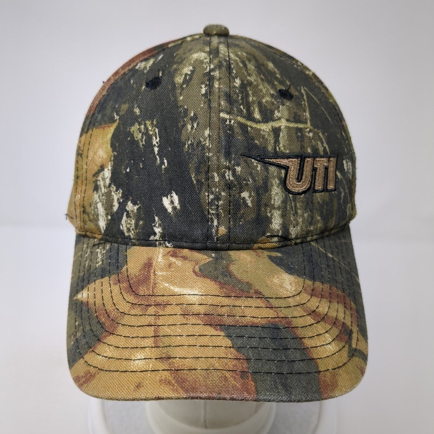 UTI Strapback Hat Camouflage One Size Adjustable Embroidered Port Authority
