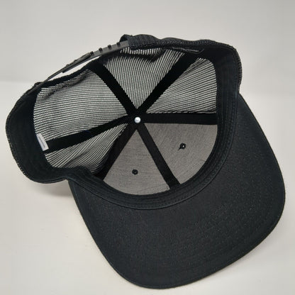 XOTHRM Snapback Trucker Hat Black One Size Adjustable Mesh Back Richardson