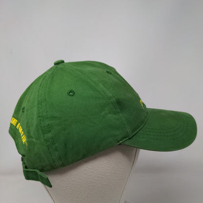 John Deere Nothing Runs Like A Deere Slideback Hat Green OSFM 6 Panel