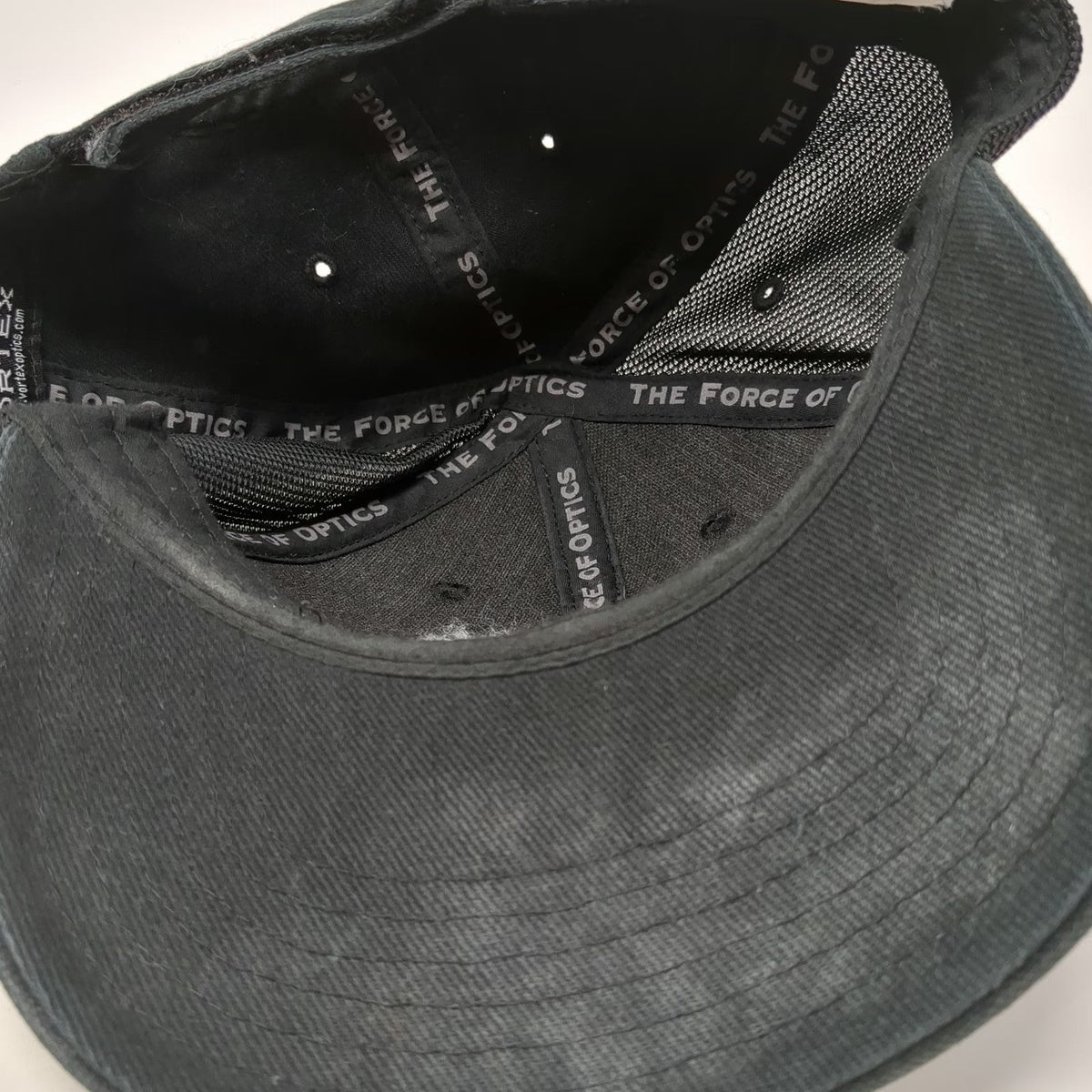 Vortex Optics Baseball Cap Black One Size Mesh Back Force of Optics Logo Patch