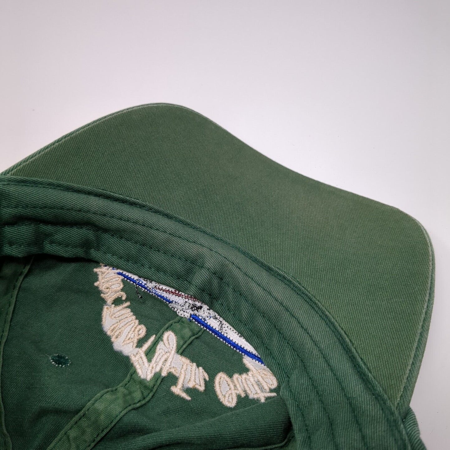 Nestor Falls Fly-In Outposts Strapback Hat Green One Size Adjustable