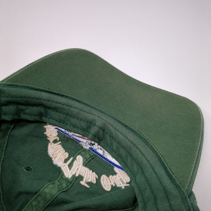 Nestor Falls Fly-In Outposts Strapback Hat Green One Size Adjustable