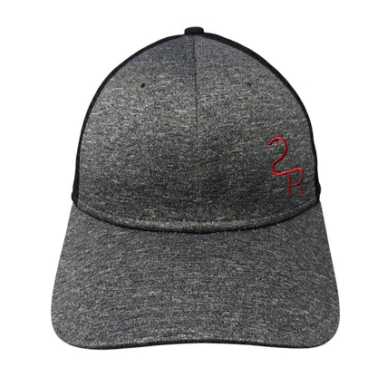 Requa Bros. Fitted Mesh Back Hat Gray M-L Colorblock New Era 39Thirty