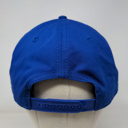 Loc'd Snapback Hat Blue OSFM Adjustable Embroidered 6 Panel Otto