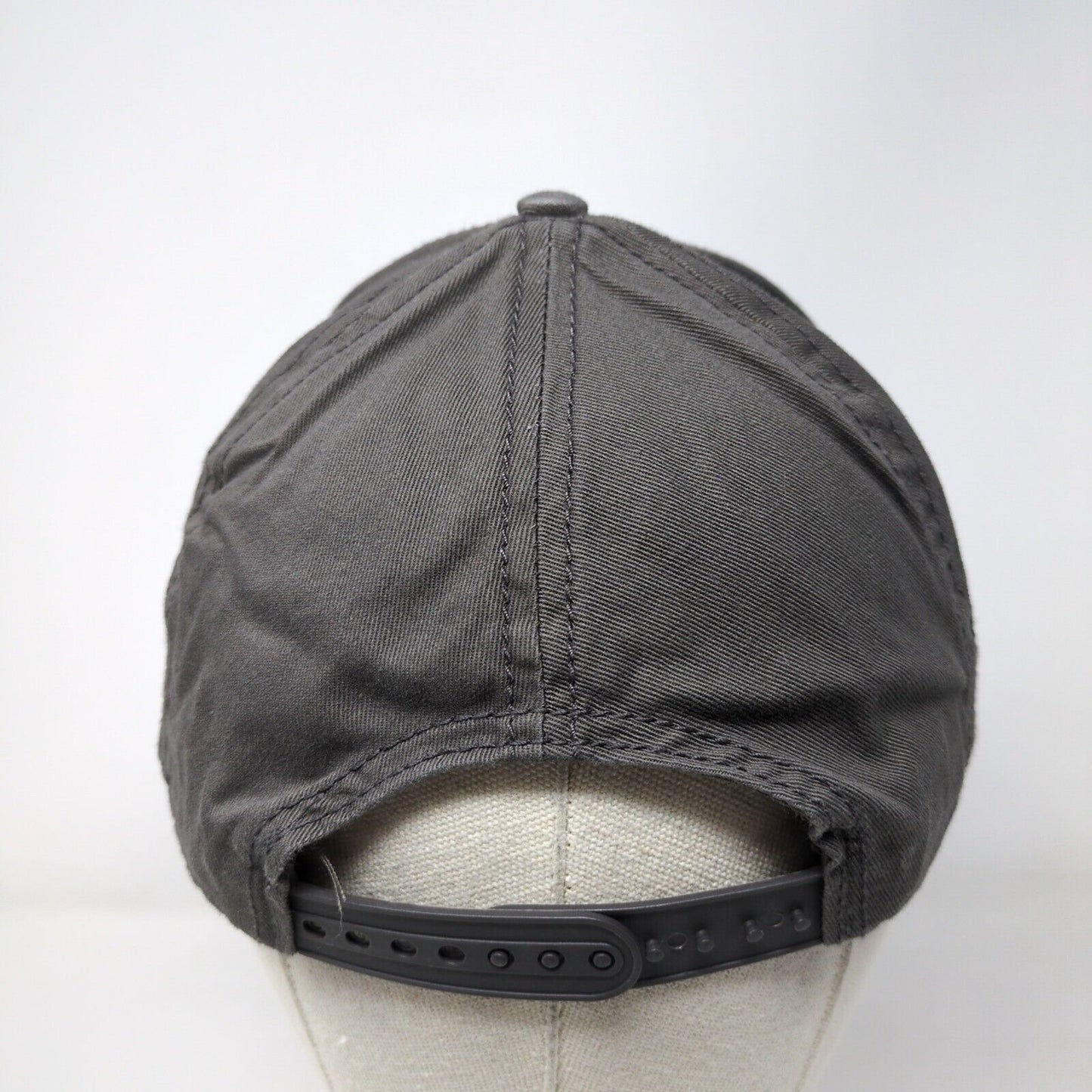 CAT Snapback Hat Gray One Size Adjustable Embroidered Colorblock