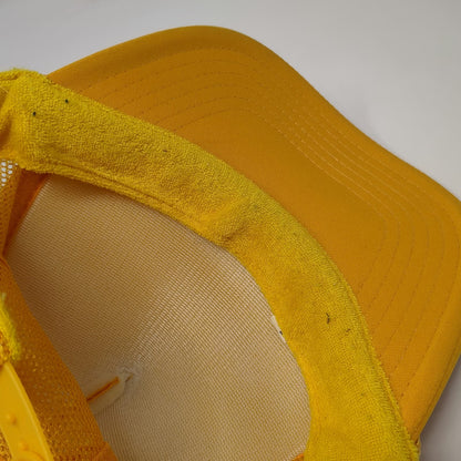 Otto Colorado Trucker Hat Yellow One Size Snapback Glitter Graphic Foam Mesh