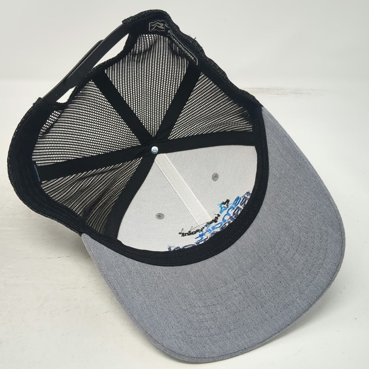 Richardson Trucker Hat Gray One Size Snapback Mesh HydroPoint Smart Irrigation