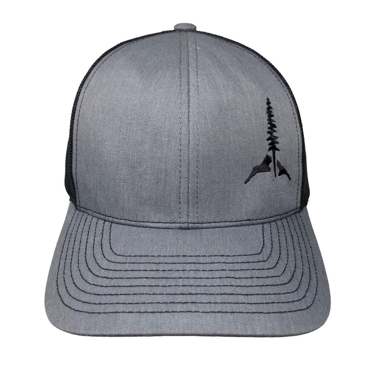 Pacific Headwear Snapback Trucker Hat Multicolor One Size Adjustable Mesh Back