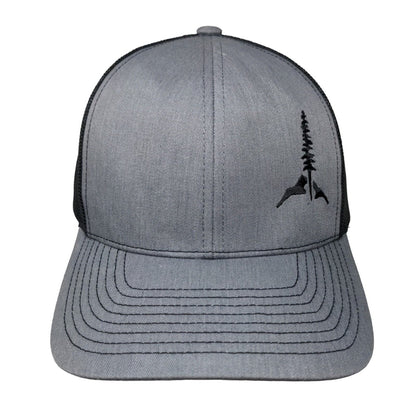 Pacific Headwear Snapback Trucker Hat Multicolor One Size Adjustable Mesh Back