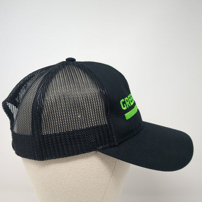 Greenworks Commercial Snapback Trucker Hat Black One Size Mesh Back