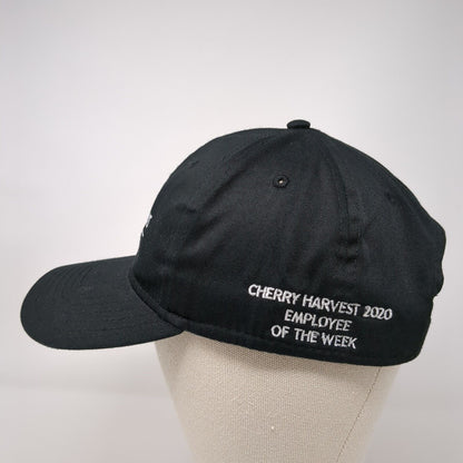 Mount Adams Fruit Snapback Hat Black One Size Embroidered 6 Panel Otto