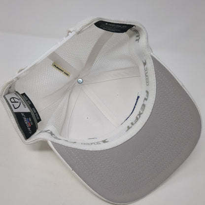 Centro Benefits Research Snapback Trucker Hat White OS 110 Flexfit Cap America
