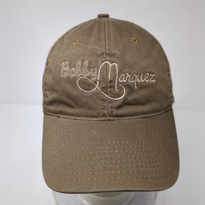 Bobby Marquez Slideback Hat Brown One Size Adjustable Embroidered Headliner