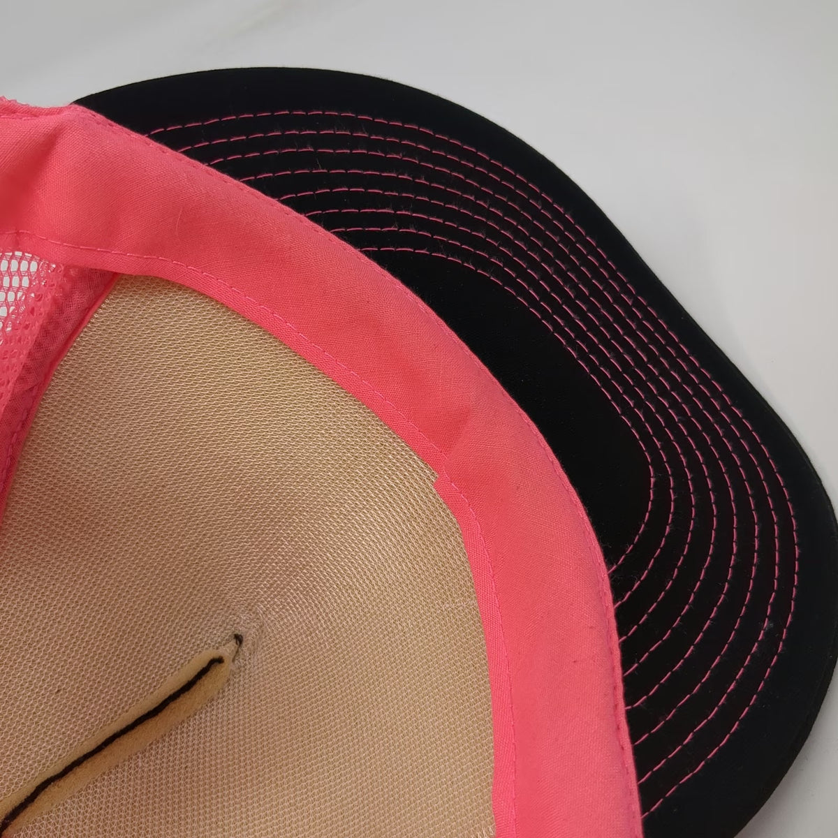 Cobra Trucker Hat Black Pink One Size Peace Love Santa Cruz Beach Snapback Mesh