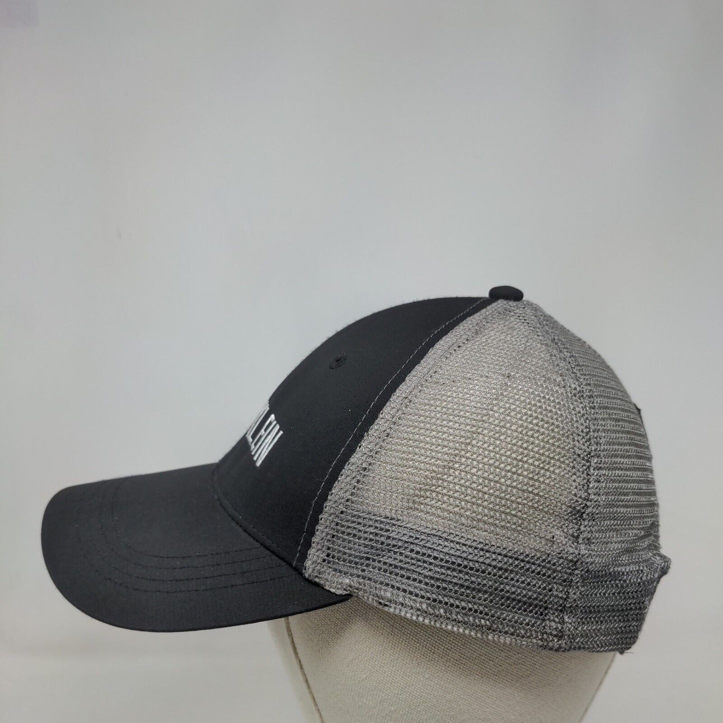 Calvin Klein Snapback Mesh Back Trucker Hat Black One Size Colorblock