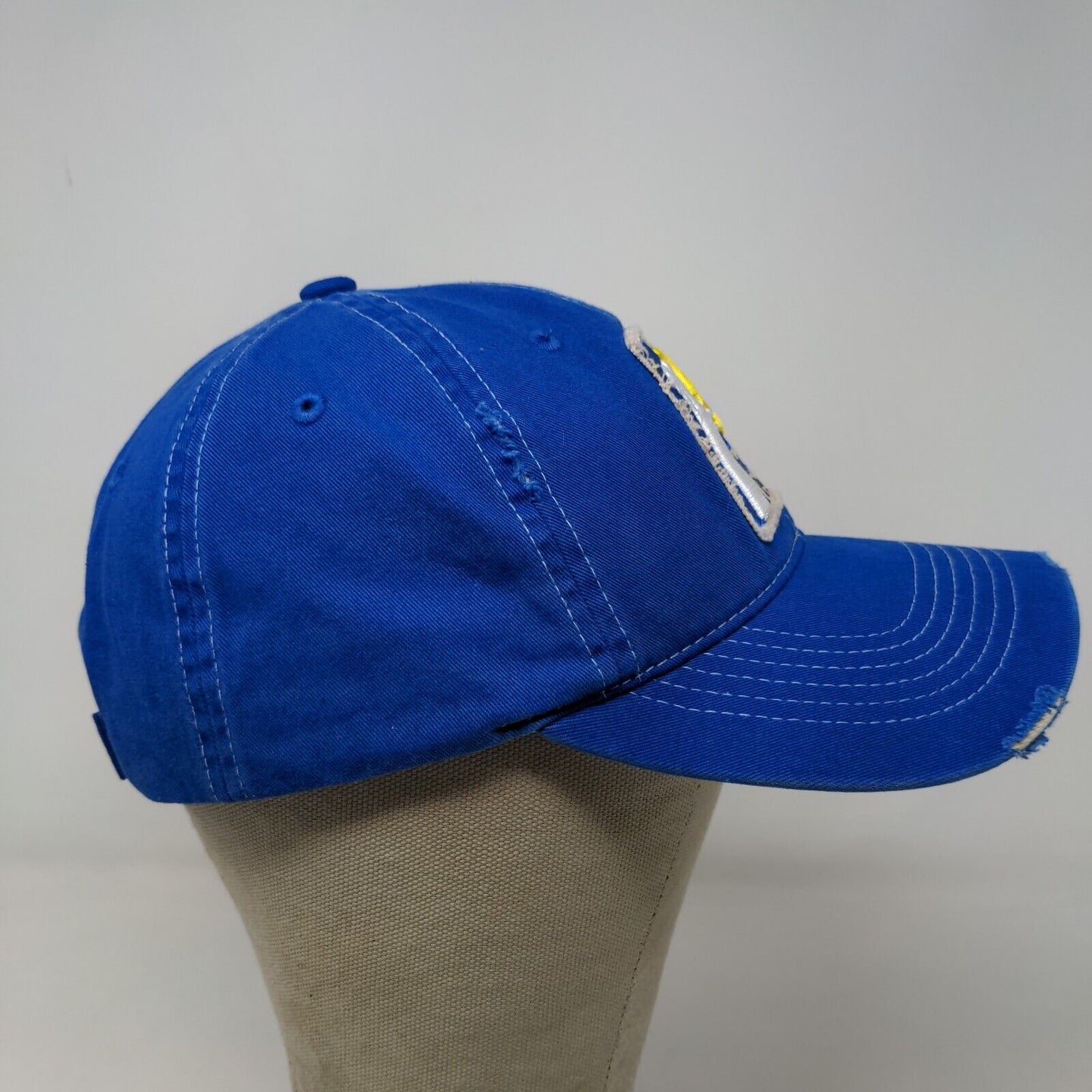 Home Court Men's Strapback Hat Blue OSFM Embroidered Indiana Pacers Logo