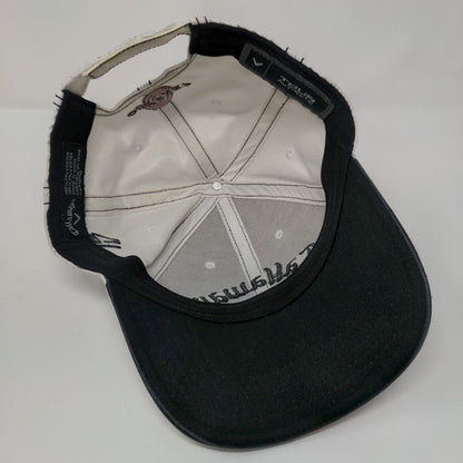Callaway Odyssey Strapback Hat White OSFA Tour Authentic Embroidered
