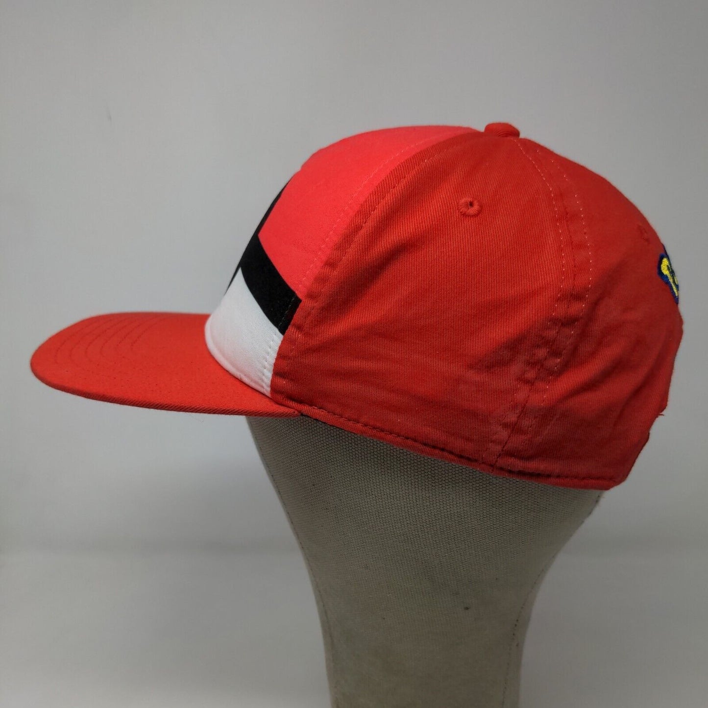 Pokemon Boy's Snapback Hat Red OSFM Embroidered Spell Out Logo Poke Ball