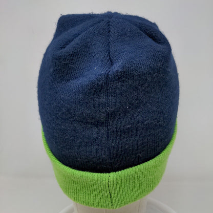 '47 Brand Men's Knit Beanie Hat Cap Blue Green Seattle Seahawks NFL Logo